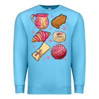 Ocean Blue mexican pan dulce Premium Sweatshirt - MaliasSmallBusiness