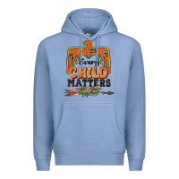 Colony Blue every child matters thunderbird Premium Hoodie - BarkalooDesign