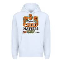 White every child matters thunderbird Premium Hoodie - BarkalooDesign