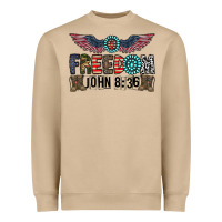 Mushroom freedom john Heavyweight Sweatshirt - CowhideDigitalArt