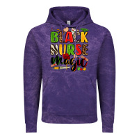 Cloud Purple Black Nurse magic juneteenth Vintage Hoodie - Zillion Design Studio