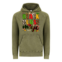 Vintage Olive Black Nurse magic juneteenth Vintage Hoodie - Zillion Design Studio
