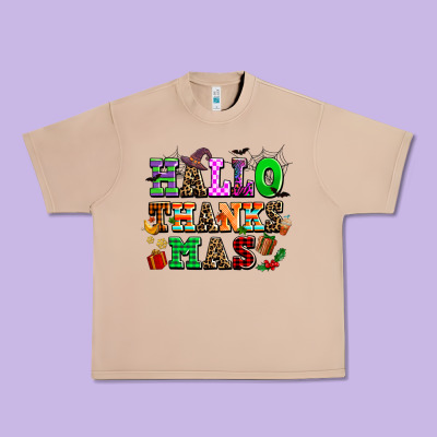 Hallothanksmas Urban Heavy Tee Designed By Adodesignshop