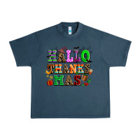Midnight Navy hallothanksmas Urban Heavy Tee - AdoDesignShop