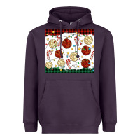 Plum christmas conchas Heavyweight Hoodie - MaliasSmallBusiness