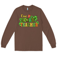 Chestnut one lucky teacher Long Sleeve Tee - AdoDesignShop