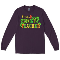Plum one lucky teacher Long Sleeve Tee - AdoDesignShop