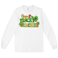 White one lucky teacher Long Sleeve Tee - AdoDesignShop