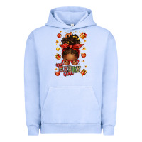 Pigment Grape Ice one merry nana christmas afro messy bun Urban Hoodie - texasbilliewilder