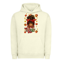 Pigment Pistachio one merry nana christmas afro messy bun Urban Hoodie - texasbilliewilder