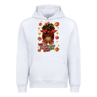 White one merry nana christmas afro messy bun Urban Hoodie - texasbilliewilder