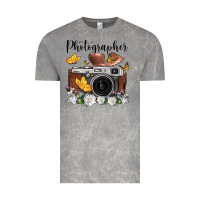 Cloud Rock photographer floral butterfly film roll vintage camera Vintage Tee - FaDigitalArtStudio