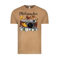 Vintage Camel photographer floral butterfly film roll vintage camera Vintage Tee - FaDigitalArtStudio