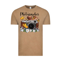 Vintage Coffee photographer floral butterfly film roll vintage camera Vintage Tee - FaDigitalArtStudio