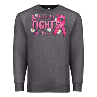 Charcoal Heather nobody fights alone Premium Sweatshirt - MaliasSmallBusiness