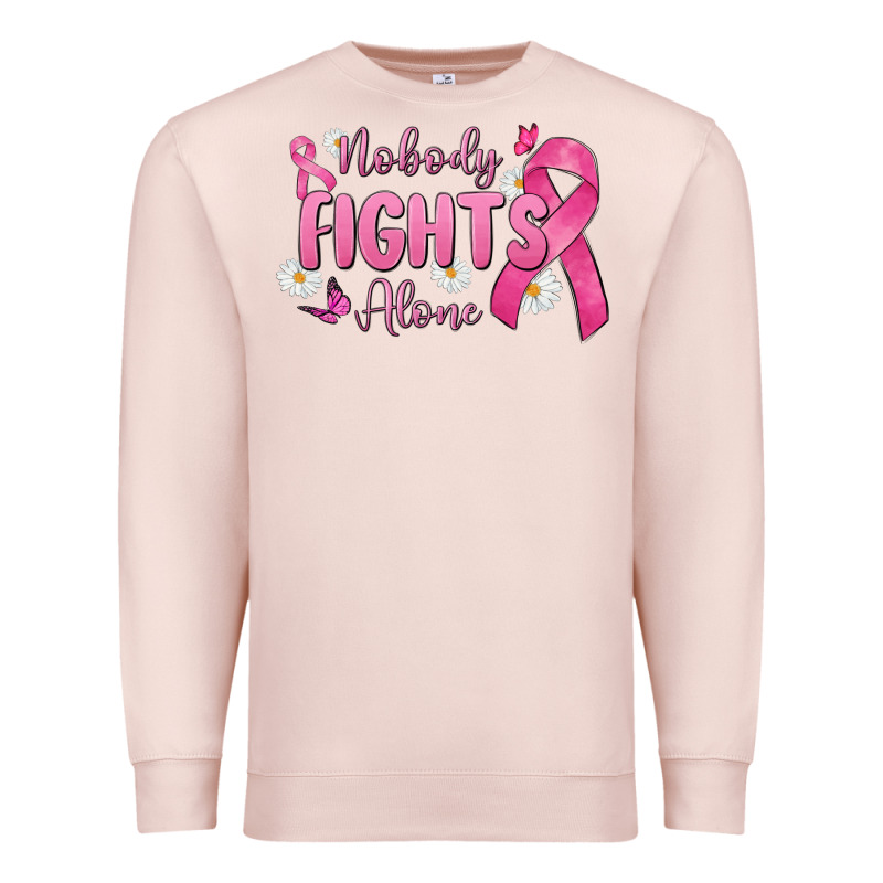 Nobody Fights Alone Premium Sweatshirt by MaliasSmallBusiness | Teevron