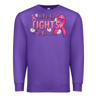 Purple nobody fights alone Premium Sweatshirt - MaliasSmallBusiness