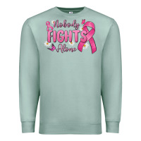Seafoam nobody fights alone Premium Sweatshirt - MaliasSmallBusiness
