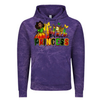 Cloud Purple Black princess juneteenth Vintage Hoodie - Zillion Design Studio