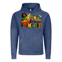 Vintage Denim Black princess juneteenth Vintage Hoodie - Zillion Design Studio