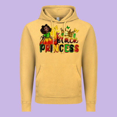 Black Princess Juneteenth Vintage Hoodie Designed By Zillion Design Studio