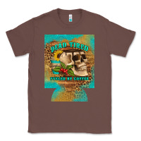 Chestnut dead tired fueled by coffee 12 oz can cooler (regular) Classic Tee - Artiststas