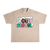 French Oak peace out school Urban Heavy Tee - JahusDesignShop