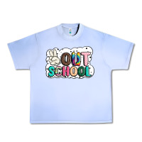 Grape Ice peace out school Urban Heavy Tee - JahusDesignShop