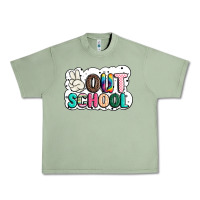 Oil Green peace out school Urban Heavy Tee - JahusDesignShop