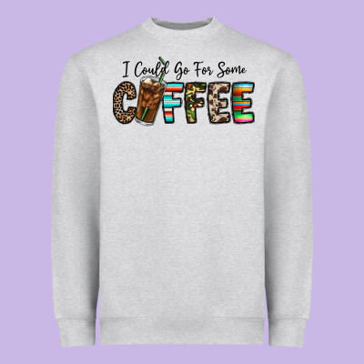 I Could Go For Some Coffee Heavyweight Sweatshirt Designed By Cowhidedigitalart