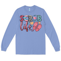 Colony Blue scrub life Long Sleeve Tee - BundleAndBundleShop