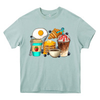 Arona Breakfast Coffee Cups Heavy Core Tee - Artiststas