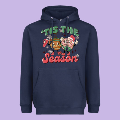 Mexican Christmas Tis The Season Heavyweight Hoodie Designed By Maliassmallbusiness