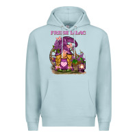 Blue Mist fresh lilac gnome Premium Hoodie - BarkalooDesign