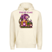 Sandshell fresh lilac gnome Premium Hoodie - BarkalooDesign