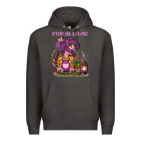 Smoke fresh lilac gnome Premium Hoodie - BarkalooDesign