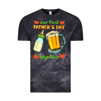 Cloud Black our first father's day together Vintage Tee - HRA Design Shop