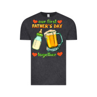Vintage Black our first father's day together Vintage Tee - HRA Design Shop