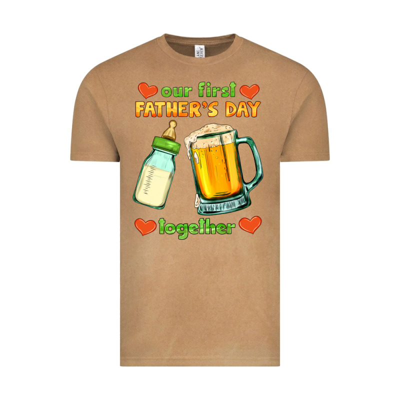 Our First Father's Day Together Vintage Tee by HRA Design Shop | Teevron