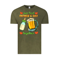 Vintage Olive our first father's day together Vintage Tee - HRA Design Shop