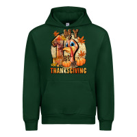 Forest Green My 1st Thanksgiving Urban Hoodie - NancyCooperArtShop
