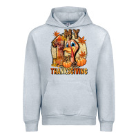 Heather Grey My 1st Thanksgiving Urban Hoodie - NancyCooperArtShop