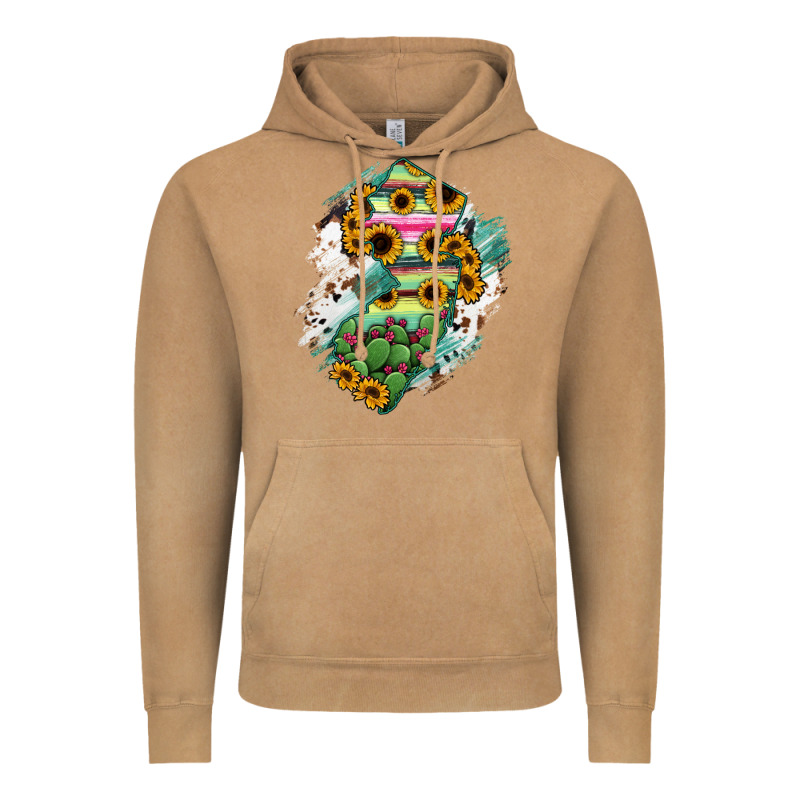 New Jersey State Map Vintage Hoodie by RanaPortraitStore | Teevron