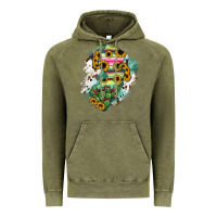 Vintage Olive New jersey State Map Vintage Hoodie - RanaPortraitStore