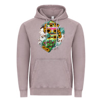 Vintage Zinc New jersey State Map Vintage Hoodie - RanaPortraitStore