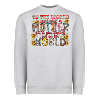 Heather Grey mother world Heavyweight Sweatshirt - RacoonDesign