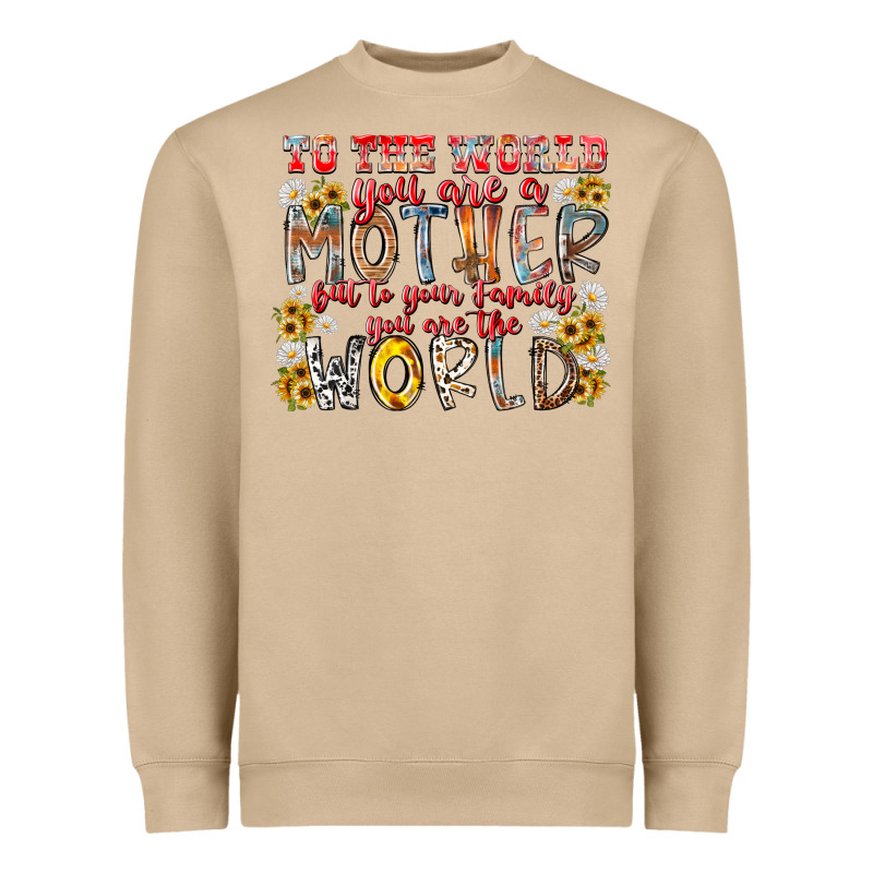 Mother World Heavyweight Sweatshirt by RacoonDesign | Teevron