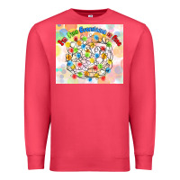 Cardinal im fine everything is fine with lights Premium Sweatshirt - MaliasSmallBusiness
