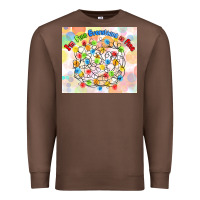 Chestnut im fine everything is fine with lights Premium Sweatshirt - MaliasSmallBusiness