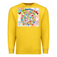 Lemon im fine everything is fine with lights Premium Sweatshirt - MaliasSmallBusiness